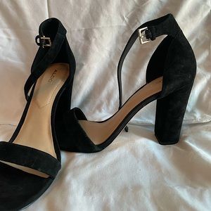 Aldo black heels, size 9